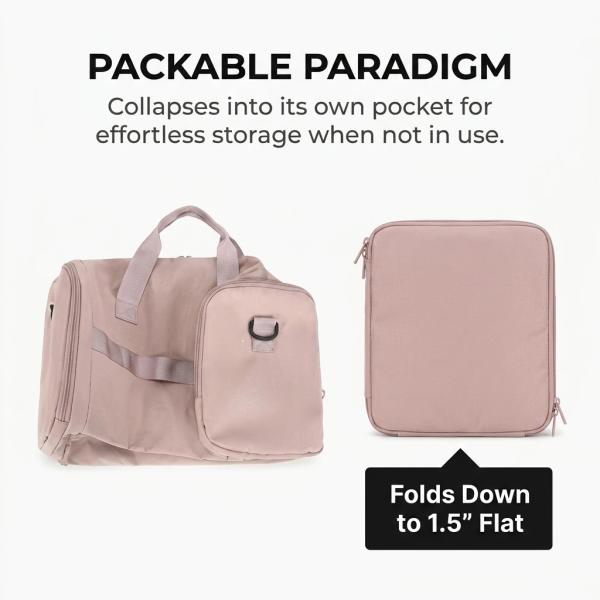35L Large Capacity Sports Carrying Bag with Dry Wet Isolated Design and Shoes Compartment