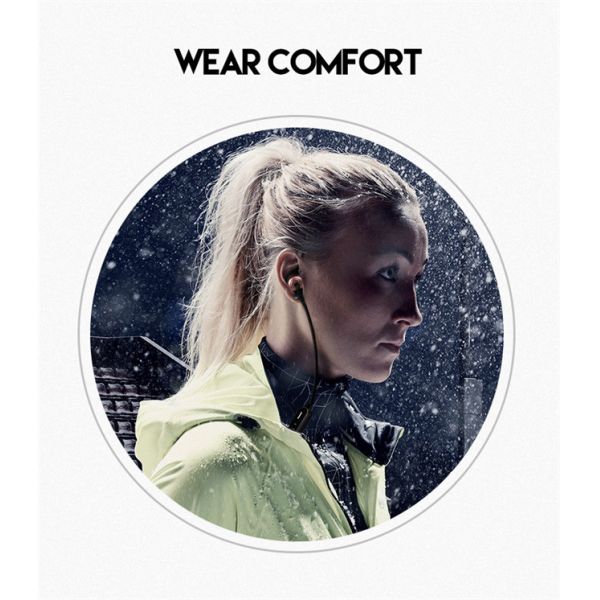 Full Metallic Housing Sports Bluetooth Earphone Wireless Earbuds CVC Noise Cancelling