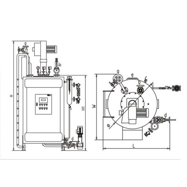 300kg/H Cheap Vertical Industrial Gas Oil Steam Boiler For Garment Steam Iron
