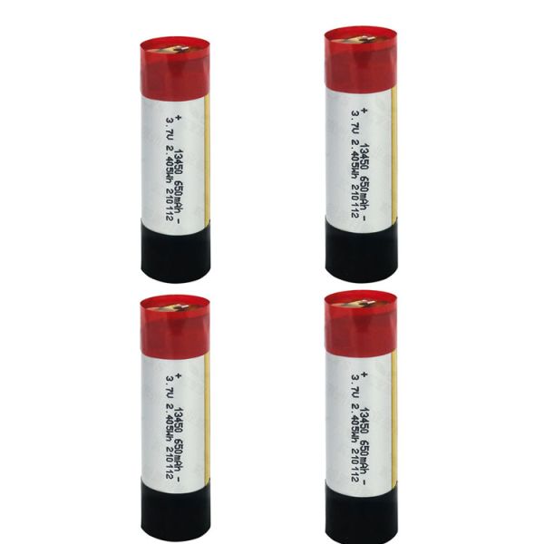 13450 650mAh 3.7V Lipo Battery Rechargeable Lithium Polymer Battery with 300 Cycles for Small Electronics