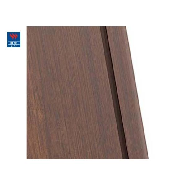 Классический черный грецкий орех лощит огнеупорную деревянную стеклянную дверь