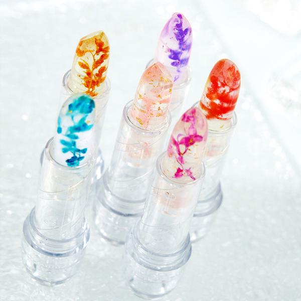 Crystal Jelly Flower Moisturizer Lip Balm