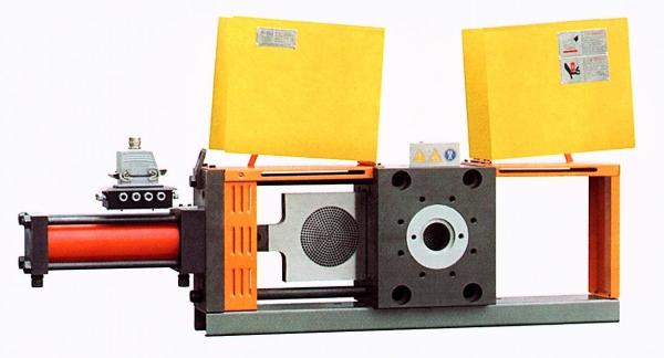 Single Panel Plastic Extrusion Line With Double Working Position Screen Changer Penetrating Type Bolts