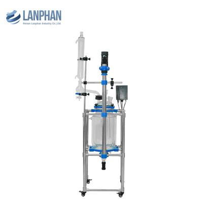 Embarcação de reator de aço inoxidável do vidro de Borosilicate de 304 Jaceted