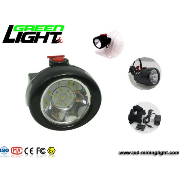 1200 Cycles 6000lux PC 2.8Ah Coal Miners Helmet Light