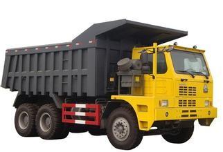 Unloading Dump Truck 371 hp driver 6x4 mining dump truck / tipper truck howo brand