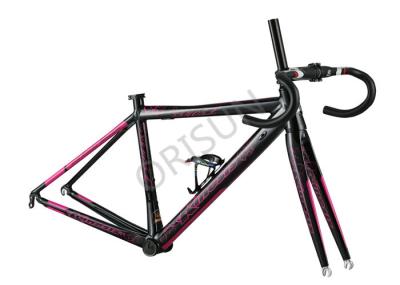Ladies / Womens Aluminum Bike Frame Internal Cable Routing With 700C Wheels