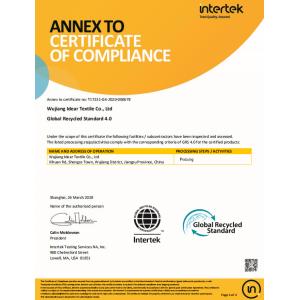 Wujiang Idear Textile Co., Ltd Сертификации