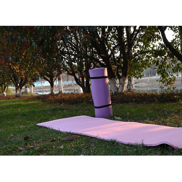 Фиолетовый экстра толстый нескользящий йога-мат для пилатеса и упражнений