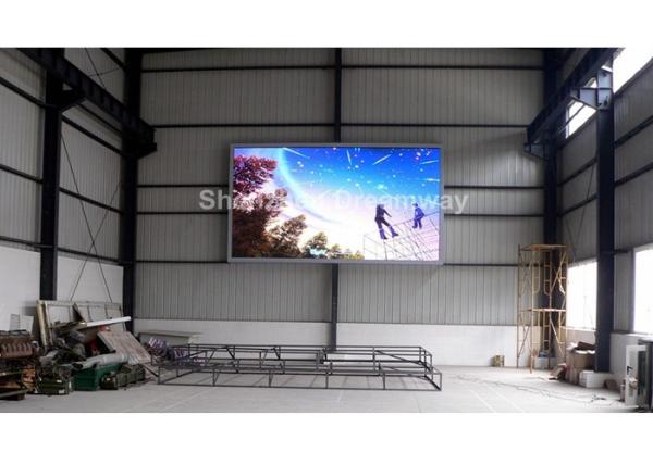 Indoor P 6 Full Color LED Wall Mounted Display Boards SMD 3528 With Win2000 / XP / Vista