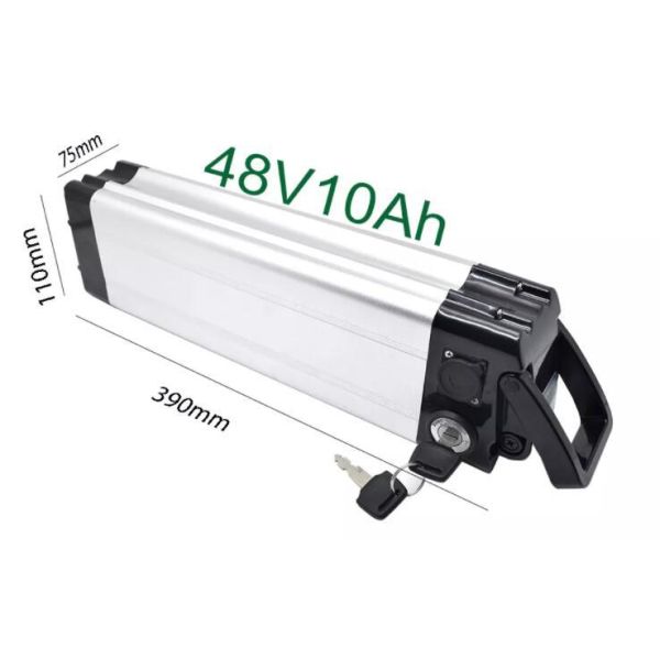 Аккумулятор для велосипеда Silver Fish E-Type E 1000W 24V 36V 48V 10ah 15ah 20ah Аккумулятор для электрического скутера Аккумулятор для велосипеда 18650 Cell Downtube Akku