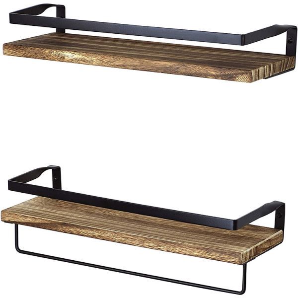As your request Kitchen Corner Organizer Wall Mounted Type Rustic Wood Bracket Heavy Duty