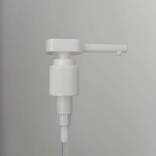 Square Head 28mm 4cc Output Big Cap PP Plastic Screw Lotion Pump for Personal Care