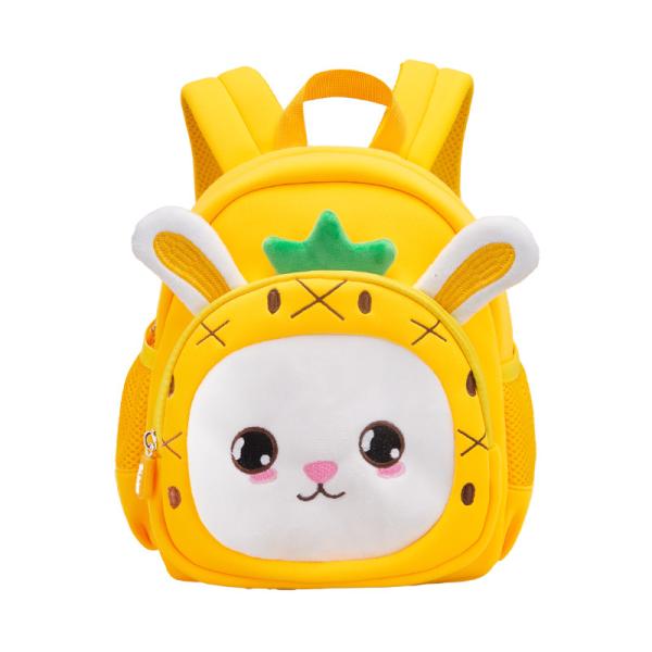Rabbit Waterproof Kids Backpack FCS 3D Toddler Kindergarten Children Schoolbag