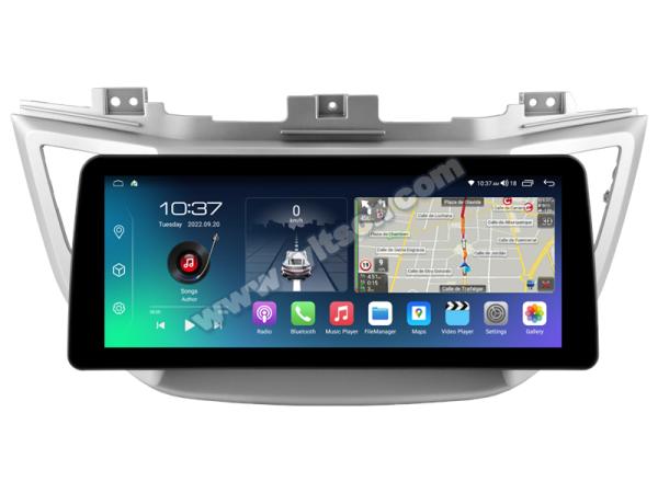 12,3” ultra telas panorâmicos espertos para Hyundai Tucson 3 2015 - jogador 2018 estereofônico dos multimédios do carro
