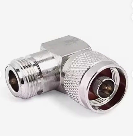 IP67 Waterproof RF Coaxial Adapter with DC-3GHz Frequency and Brass Material Right Angle N Connector