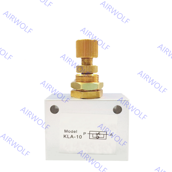 KLA-06, KLA-08, KLA-10 KLA Series one-way Air Flow Control Check Valve 1/8, 1/4, 3/8
