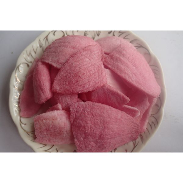 Oignon sain Chips Dried Vegetables Vacuum Fried de casse-croûte d'OEM