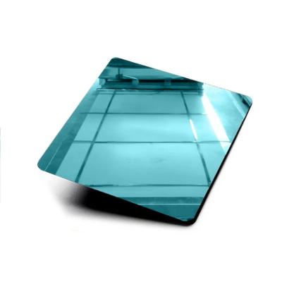 Custom Decorative Stainless Steel Plate AISI Gold Blue Super Mirror 8K Finish Stainless Steel Sheet