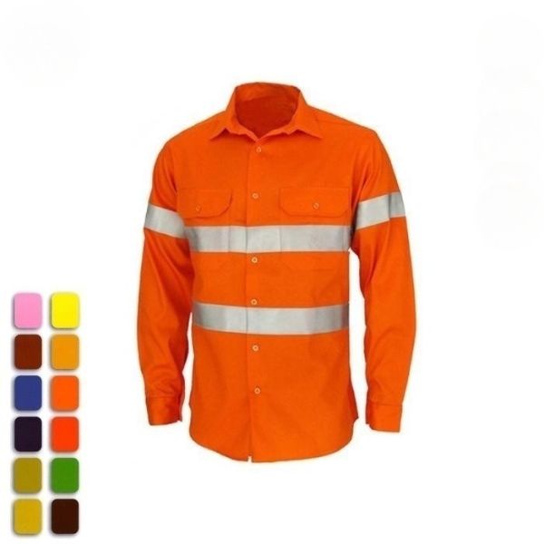 ODM Reflective Safety Shirts Quick Dry Work Construction Reflective Polo Shirts