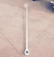 Pulverize âncoras da terra/material galvanizados revestidos da âncora Q235 parafuso da terra