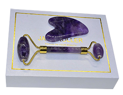 Face Massage Milk Jade Roller and Guasha Set Box Customized Customized Logo for Face