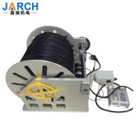 Fijación automática del cable de extensión del carrete elegante de la manguera para el sistema de abastecimiento del poder del UAV