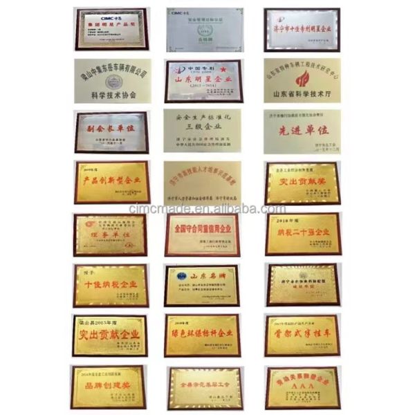 CIMC nuevo 4 Ejes 80-100 toneladas uso para el transporte de equipos pesados maquinaria y cargas de gran tamaño contenedor de cama plana semi-camión remolque