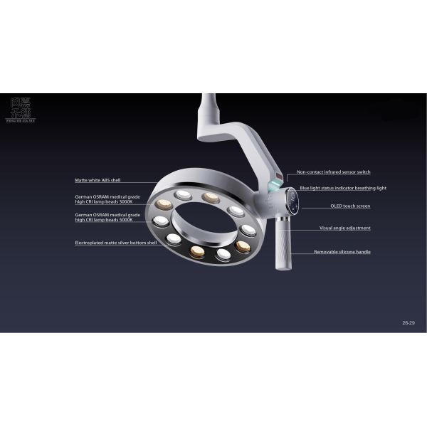 2500k - 5000k Dental Chair LED Light Oral Shadowless Surgical Light