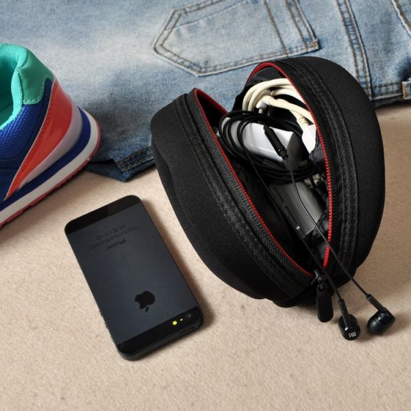 Wholesale Neoprene Portable Digital Storage Bag Cable Organizer Bag