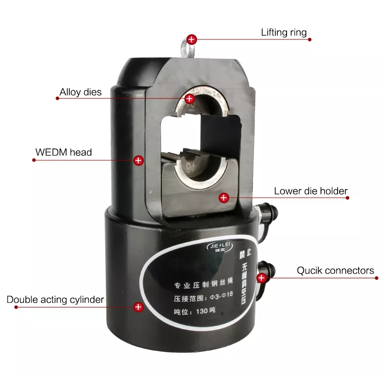 60KG Hydraulic Steel Wire Rope Sleeve Pressing Machine for Heavy Duty Applications