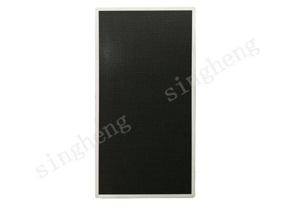 White Cabinet Color Outdoor Pole LED Display >6500cd/Sqm Good Brightness