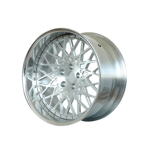 two piece custom super deep lip polish 22 21 20 19 18 inch car metal alloy rep wheels for bmw m