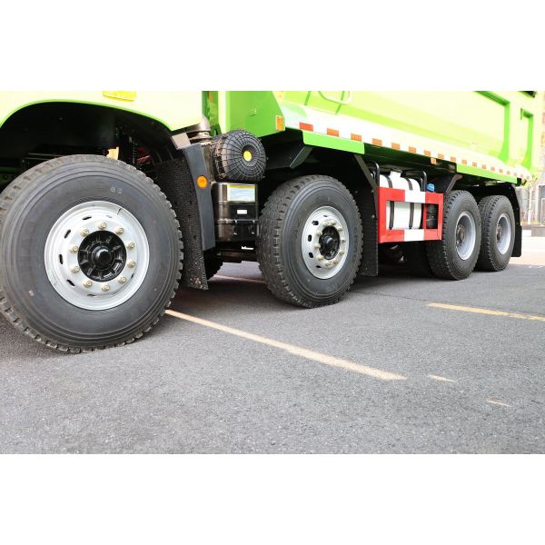 Циндао Цзифанг Дамп-Трак JH6 Тяжелый грузовик Дизель 400 л.с. Половинка сиденья 8х4 5,8 м Задний флип-Дамп-Контейнер