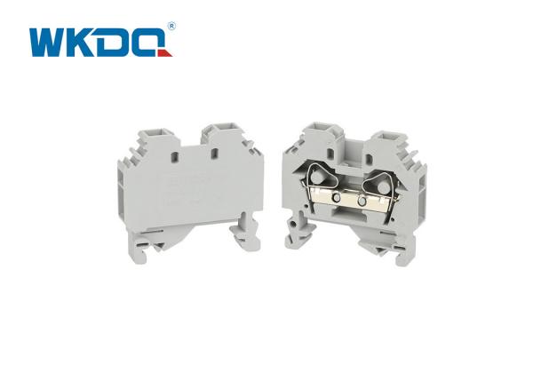 282-101 Din Rail Spring Clamp Terminal Block Feed Through 6mm Side Entry Nylon PA66 Grey and Other Color