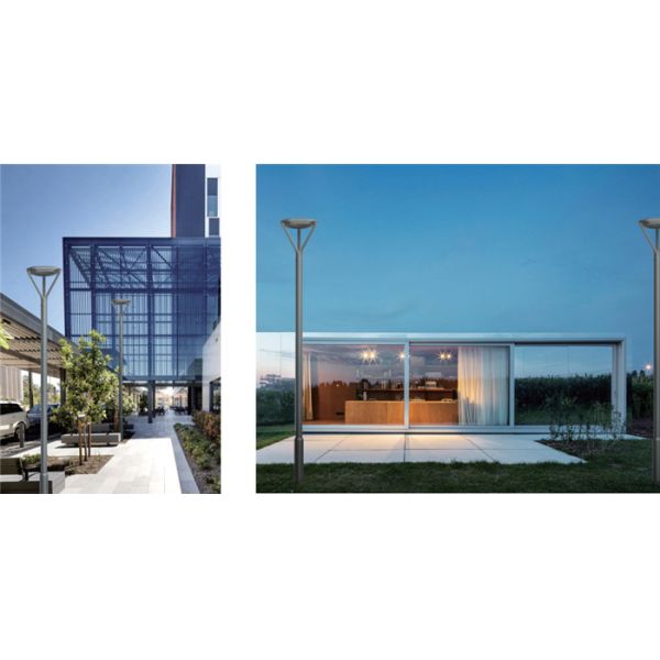 Темно-бронзовая садовая подсветка CCT 4000K 30-100W городская лампа водонепроницаемая IP65 для ландшафтного освещения в основном используется в парках и садах