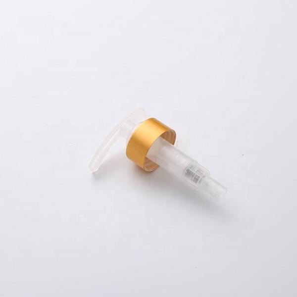 33/410 de metal de alumínio Matte Shower Soap Shampoo Pump da bomba da loção do ouro