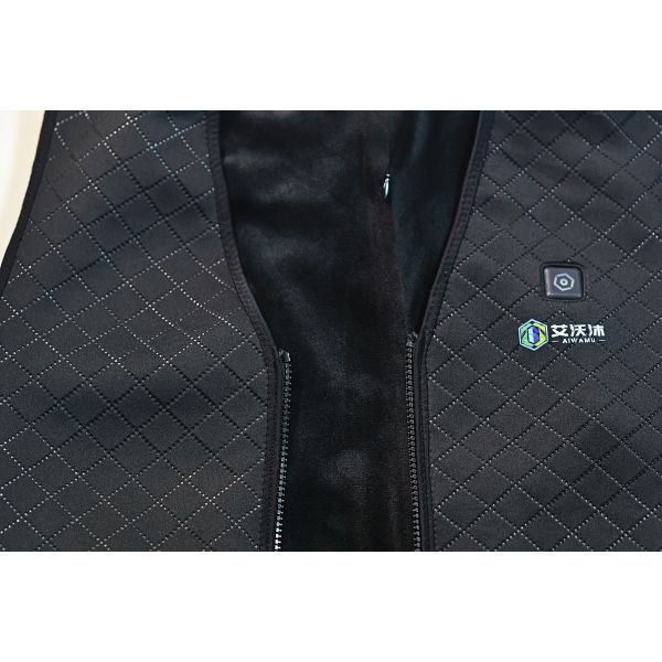 Polyester/Cotton Shell Material Heated Vest Gilet for Winter Outdoor Control Temperature