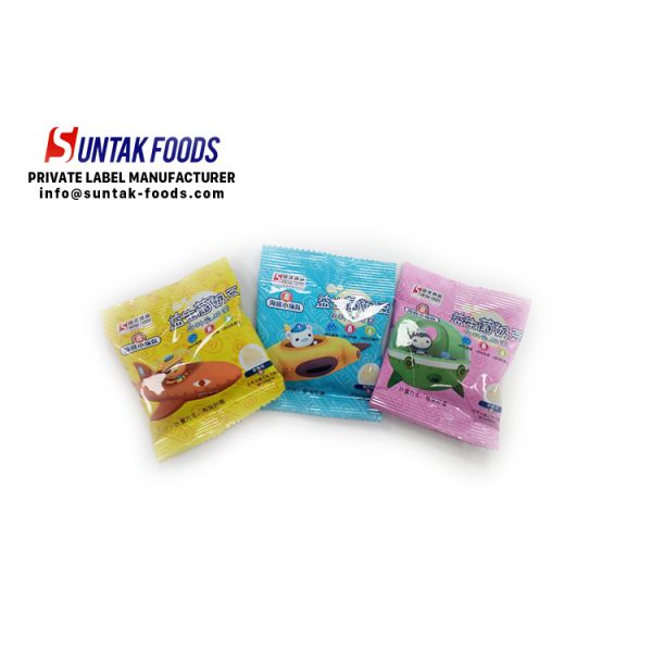 License Brand Whole Milk Powder Coating Biscuit  With Surprise Gift For Children