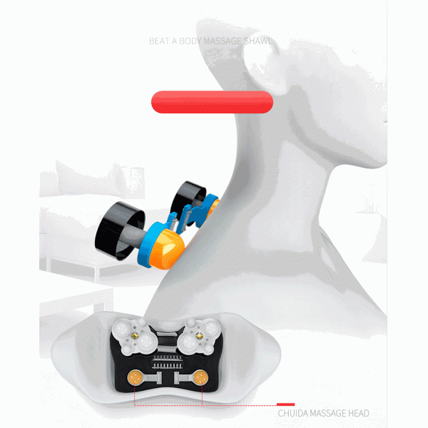 Customized Color Shiatsu Neck Shoulder Massager For Full Body Massage