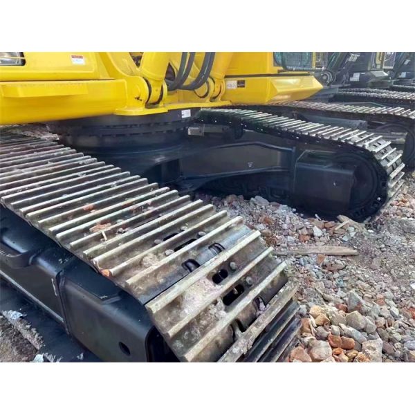 Machines actives pour le déplacement de la terre 35 tonnes Excavatrice utilisée Komatsu PC350-7 avec rampe