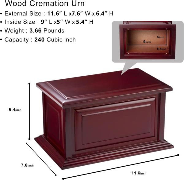Male Female,Decorative Urns,Urns For Human Ashes,Wooden Urn,Cremation Urn, Cremation Urns For Adult