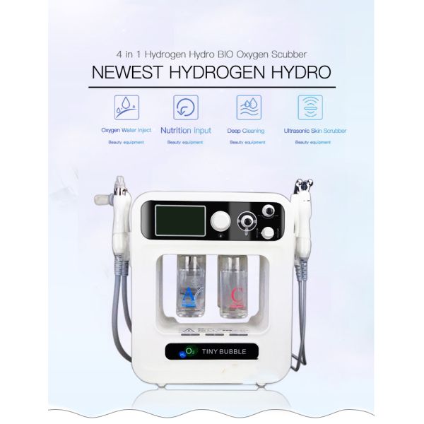 Мини многофункциональная косметическая машина для гидры Ультразвуковое удаление прыщей