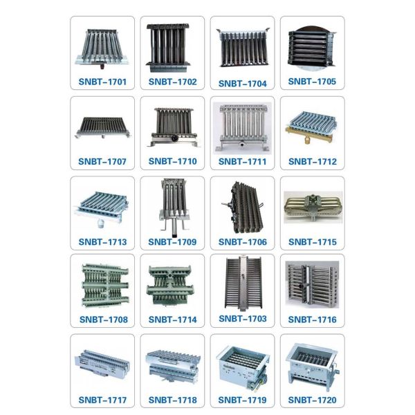                  Gas Boiler Spare Parts 4 Rows Gas Boiler Steam Fire Row Stainless Iron Zinc Plate Burner Tray Heat Exchanger             