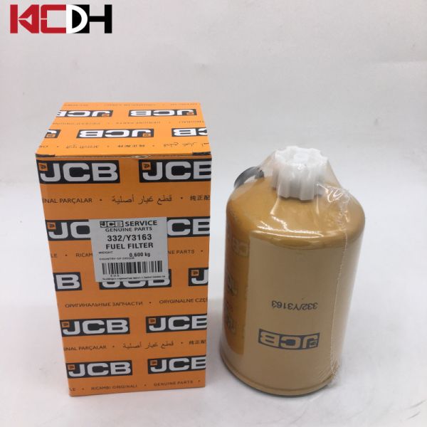 Части экскаватора Jcb мочат патрон фильтра 332/Y3163 топлива разъединения