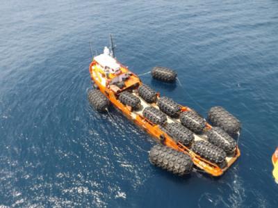 Pára-choque inflável para barcos de borracha marinha Yokohama