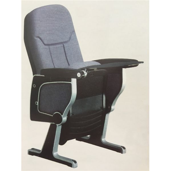 Stackable Auditorium Chairs Commercial Furniture Comfortable With Writing Pad