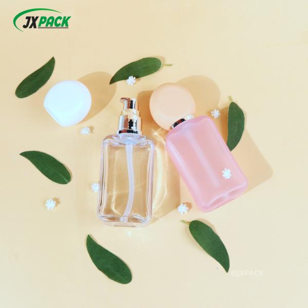 Screen Printing Square PETG Spray Bottle 100ml 150ml Custom Design With Mist Spray Cap