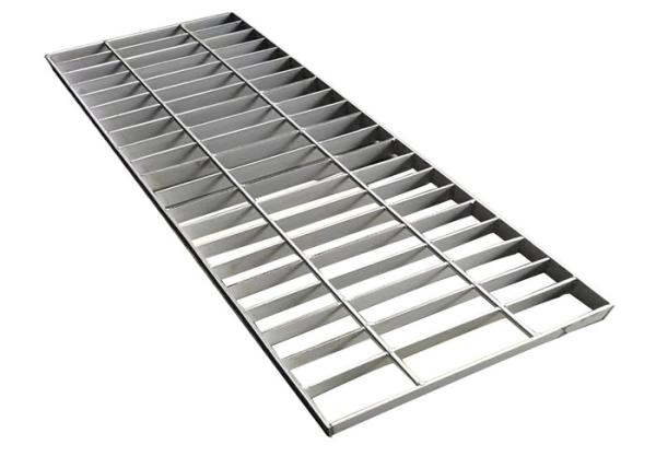 Hot Dip Galvanizing Toothed Stainless Steel Bar Grating For Cement Plants