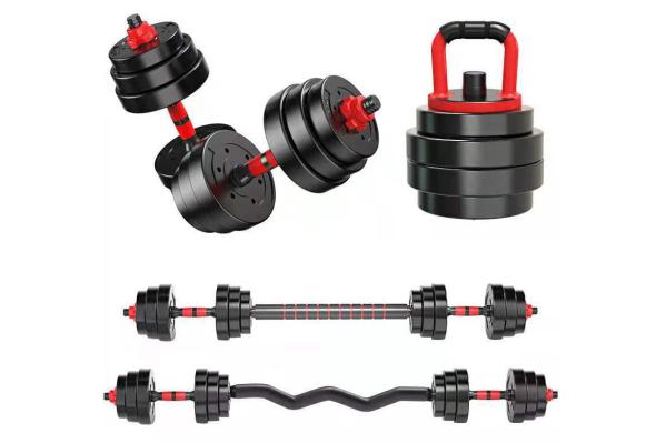 15kgs Adjustable Barbell Plastic Cement Oem